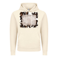 Vintage Artic cowhide frames background Vintage Hoodie - RanaPortraitStore