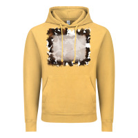 Vintage Mustard cowhide frames background Vintage Hoodie - RanaPortraitStore
