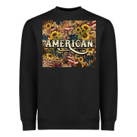 Black American tumbler 4th of july Heavyweight Sweatshirt - HowdyJamesFarm