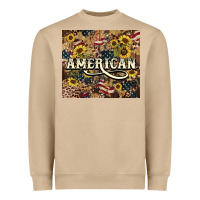 Mushroom American tumbler 4th of july Heavyweight Sweatshirt - HowdyJamesFarm