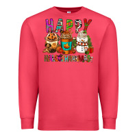 Cardinal Happy hallothankmas coffee cups Premium Sweatshirt - FaDigitalArtStudio