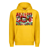 Lemon Self love is the best love Premium Hoodie - FaDigitalArtStudio