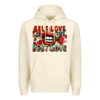 Sandshell Self love is the best love Premium Hoodie - FaDigitalArtStudio