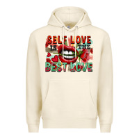 Tofu Self love is the best love Premium Hoodie - FaDigitalArtStudio