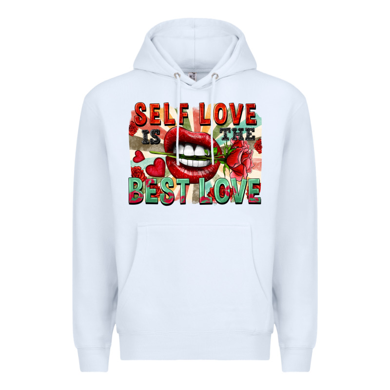 Self Love Is The Best Love Premium Hoodie by FaDigitalArtStudio | Teevron