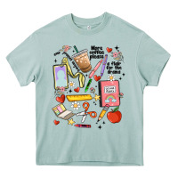 Arona can't talk right now doing teacher stuff Heavy Core Tee - MaliasSmallBusiness