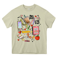 Mossy can't talk right now doing teacher stuff Heavy Core Tee - MaliasSmallBusiness