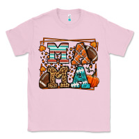 Bubblegum Pink Fall American Football Autumn Mama Classic Tee - LillyAllenDesigns