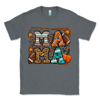Charcoal Heather Fall American Football Autumn Mama Classic Tee - LillyAllenDesigns