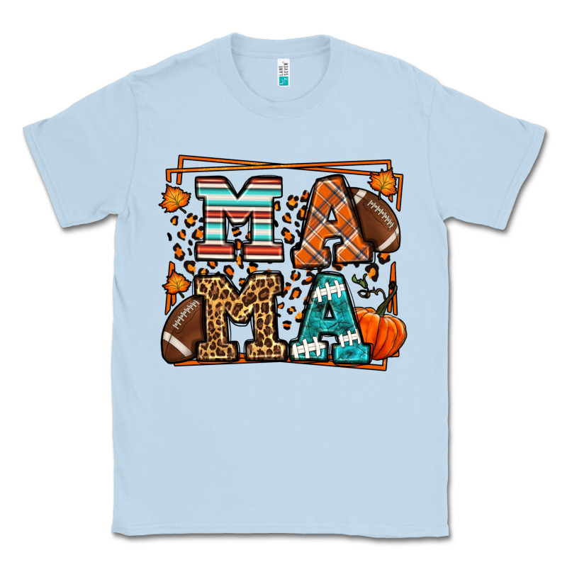 Fall American Football Autumn Mama Classic Tee by LillyAllenDesigns | Teevron