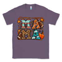Lavender Fall American Football Autumn Mama Classic Tee - LillyAllenDesigns