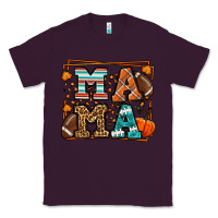 Plum Fall American Football Autumn Mama Classic Tee - LillyAllenDesigns
