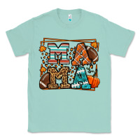 Seafoam Fall American Football Autumn Mama Classic Tee - LillyAllenDesigns