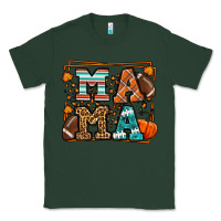 Sports Green Fall American Football Autumn Mama Classic Tee - LillyAllenDesigns