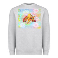Heather Grey don't worry be happy Heavyweight Sweatshirt - TumblerDesignByShophia