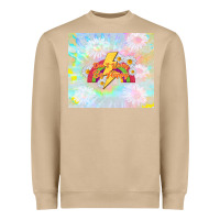 Mushroom don't worry be happy Heavyweight Sweatshirt - TumblerDesignByShophia