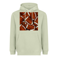 Matcha american football seamless pattern Heavyweight Hoodie - BundleAndBundleShop