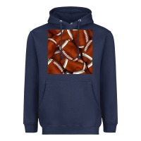 Navy american football seamless pattern Heavyweight Hoodie - BundleAndBundleShop