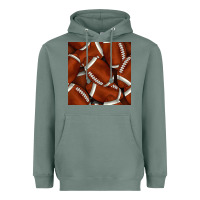 Sage american football seamless pattern Heavyweight Hoodie - BundleAndBundleShop