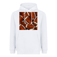 White american football seamless pattern Heavyweight Hoodie - BundleAndBundleShop