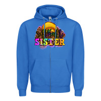 True Royal softball sister Zipper Hoodie - OliviaCreatesArt