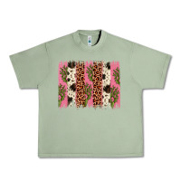 Oil Green cactus leopard cowhide brush stroke Urban Heavy Tee - Artiststas