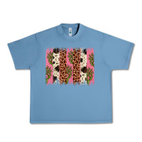 Pebble Blue cactus leopard cowhide brush stroke Urban Heavy Tee - Artiststas