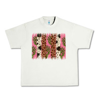 Pistachio cactus leopard cowhide brush stroke Urban Heavy Tee - Artiststas