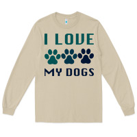 Mushroom i love my dogs Long Sleeve Tee - Bettercallsaul