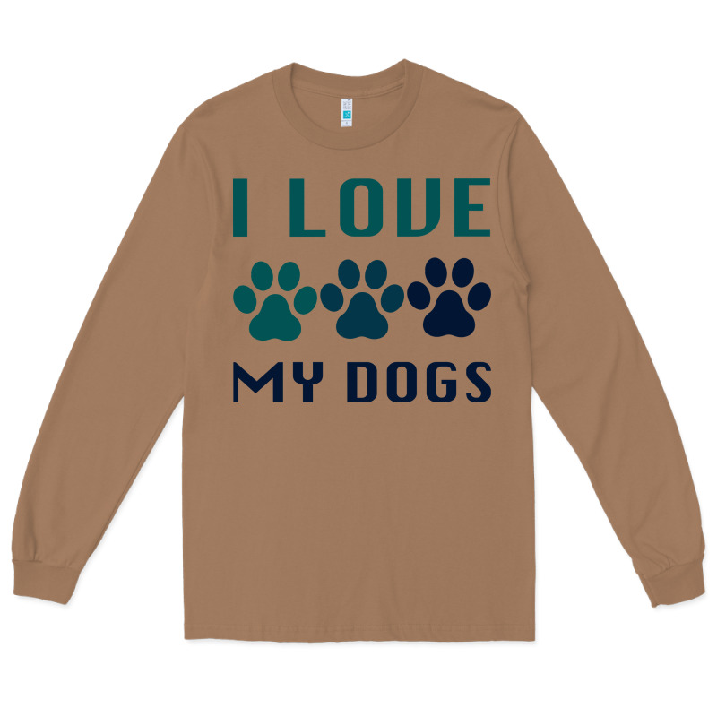 I Love My Dogs Long Sleeve Tee by Bettercallsaul | Teevron