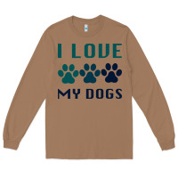 Toasted Coconut i love my dogs Long Sleeve Tee - Bettercallsaul