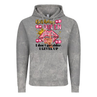 Cloud Rock birthday queen i dont get older i level up Vintage Hoodie - Artiststas