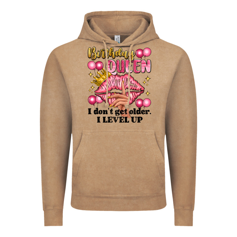 Birthday Queen I Dont Get Older I Level Up Vintage Hoodie by Artiststas | Teevron