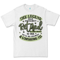 White the legend has officially retired Premium Tee - MaliasSmallBusiness