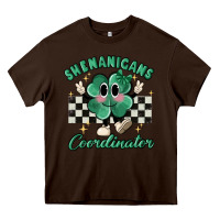 Chocolate Brown shenanigans coordinator Heavy Core Tee - MaliasSmallBusiness