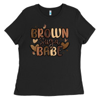 Black brown sugar babe Ladies Tee - MaliasSmallBusiness