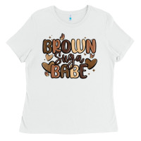 White brown sugar babe Ladies Tee - MaliasSmallBusiness