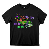 Black mardi gras with truck Heavy Core Tee - AdoDesignShop