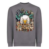 Storm Born to be free 4th of july Heavyweight Sweatshirt - HowdyJamesFarm