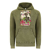 Vintage Olive the reader tarot card Vintage Hoodie - Artiststas