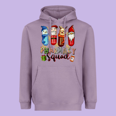 Pharmacy Squad Christmas Heavyweight Hoodie Designed By Fadigitalartstudio