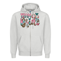Team Bride Zipper Hoodie | Teevron
