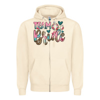 Sandshell team bride Zipper Hoodie - OliviaCreatesArt