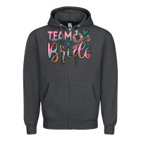 Smoke team bride Zipper Hoodie - OliviaCreatesArt