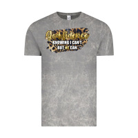 Cloud Rock god fidence knowing i can't but he can Vintage Tee - Artiststas