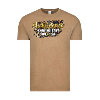 Vintage Coffee god fidence knowing i can't but he can Vintage Tee - Artiststas