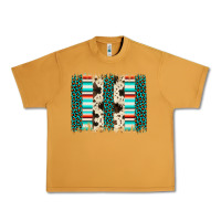 Peanut Butter leopard cowhide brush stroke Urban Heavy Tee - Artiststas