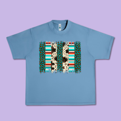 Leopard Cowhide Brush Stroke Urban Heavy Tee Designed By Artiststas