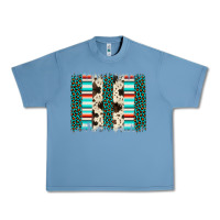 Pebble Blue leopard cowhide brush stroke Urban Heavy Tee - Artiststas
