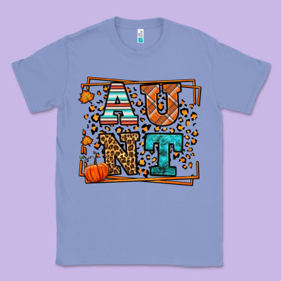 Fall Autumn Leopard Aunt Classic Tee Designed By Lillyallendesigns